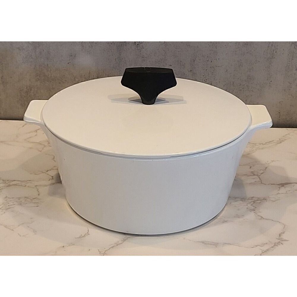 Corning Ware Modern White 1¾QT Buffet Server Casserole Dish & Lid MCM *READ* GUC